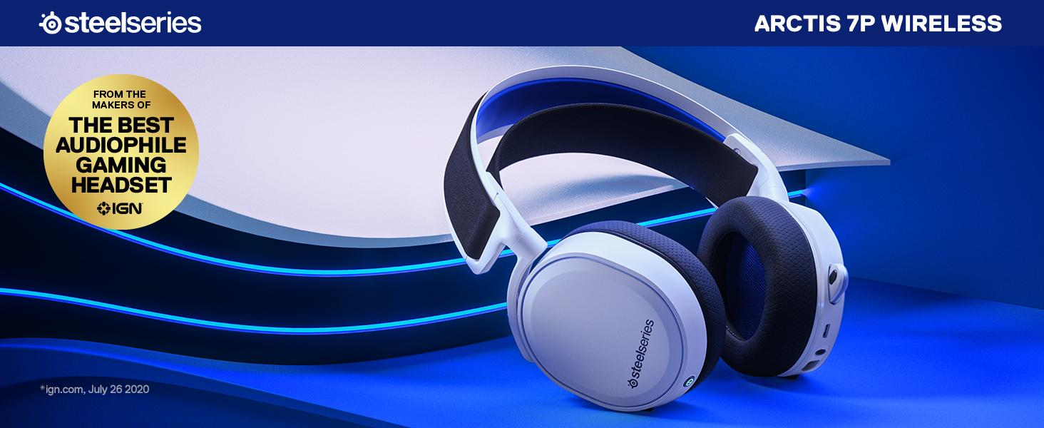 SteelSeries 61467 Arctis 7P Wireless - Lossless 2.4 GHz Wireless